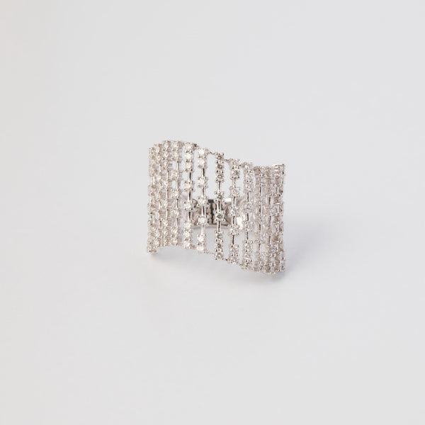 K18 diamond ring