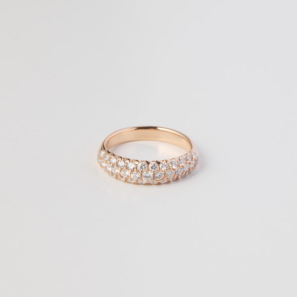 K18 pave ring
