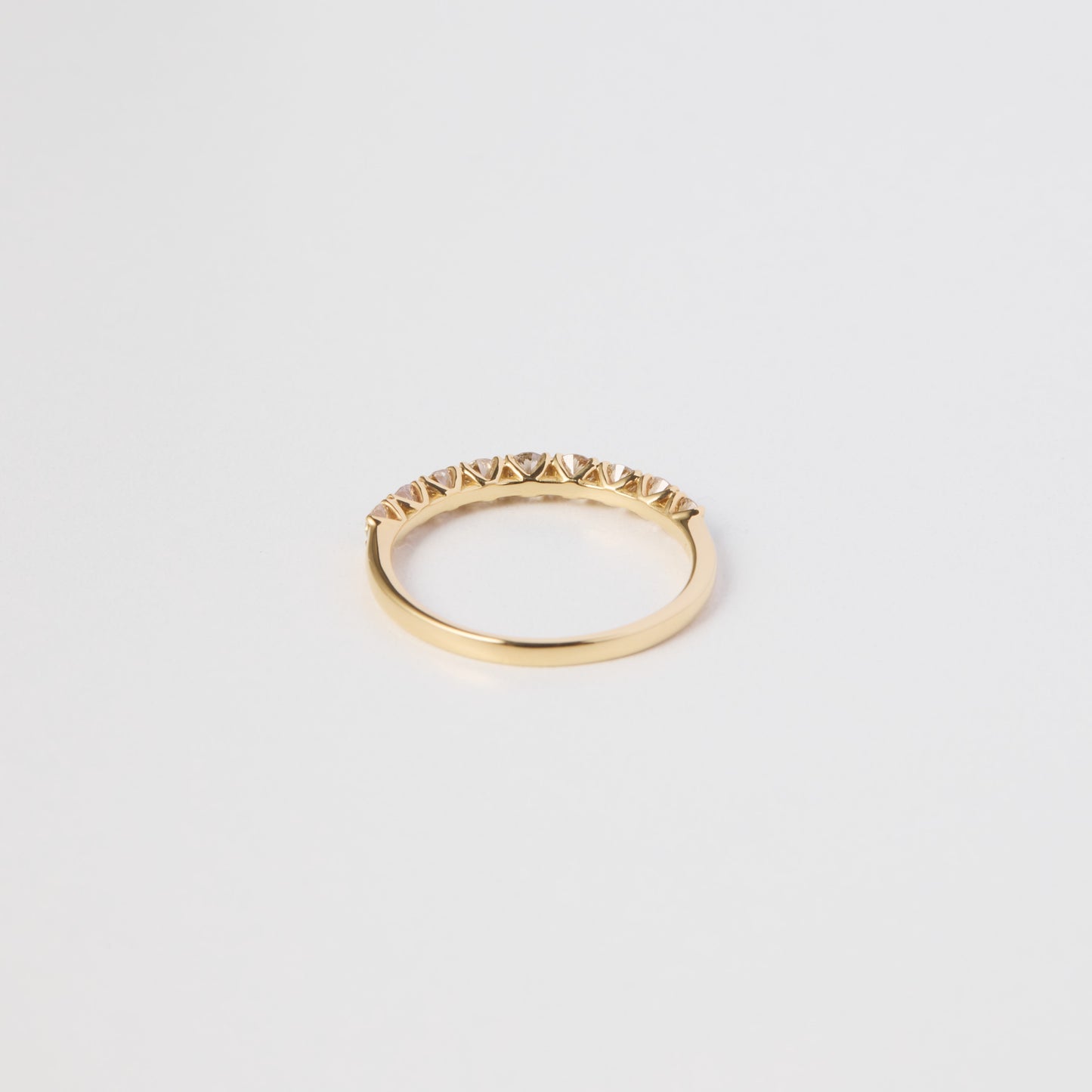 K18 half eternity ring