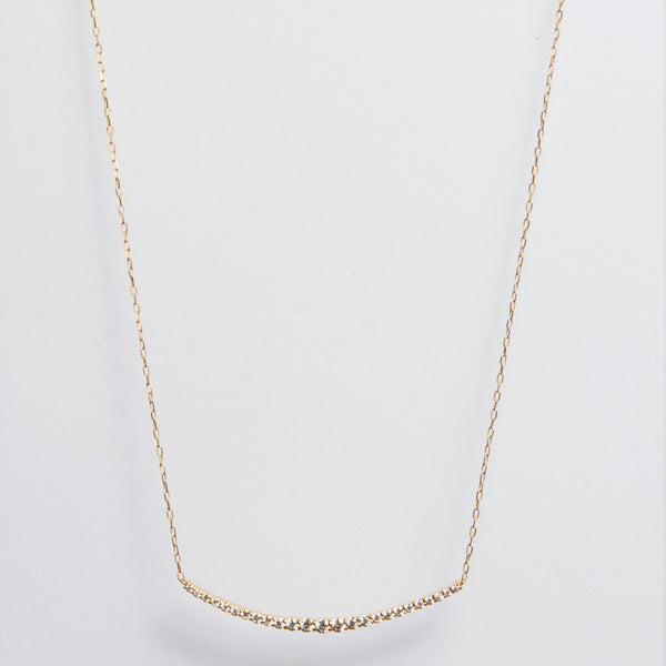 K18 diamond necklace