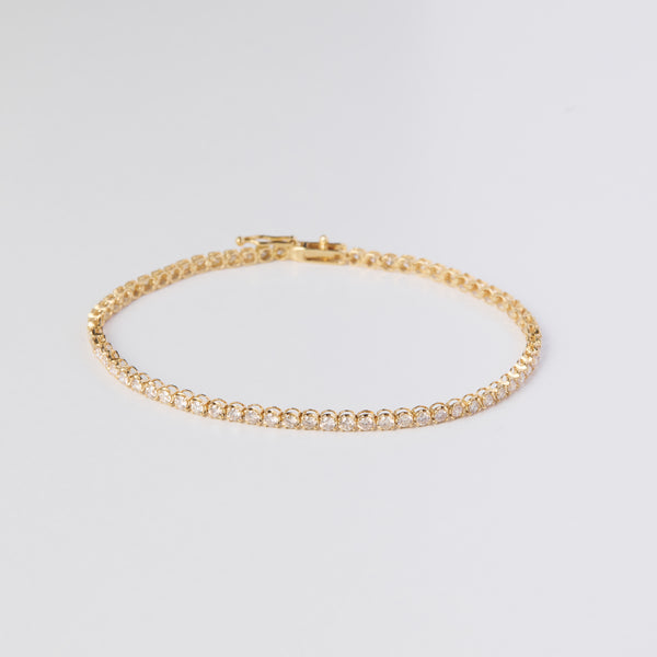 K18 tennis bracelet
