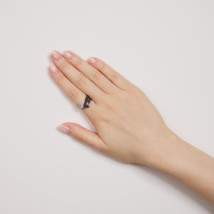 K18 black diamond ring  サムネイル4