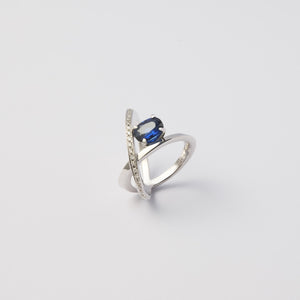 Pt900 sapphire ring  サムネイル2