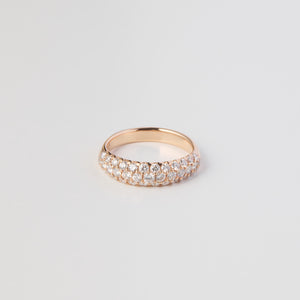 K18 pave ring  サムネイル1