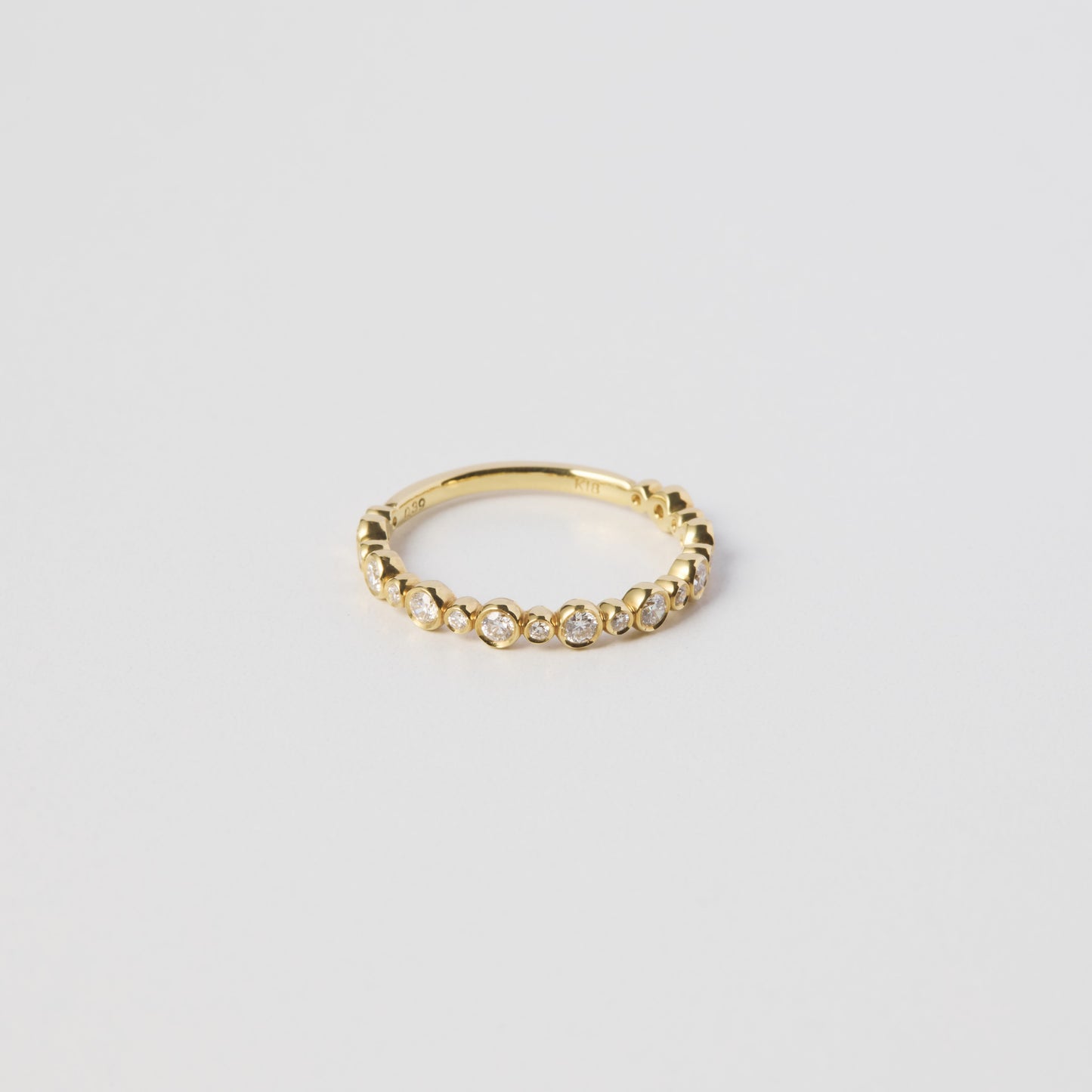 K18 yellow gold ring 