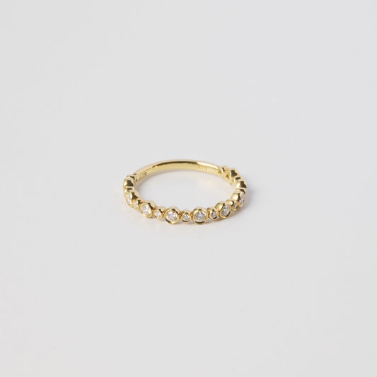 K18 yellow gold ring 