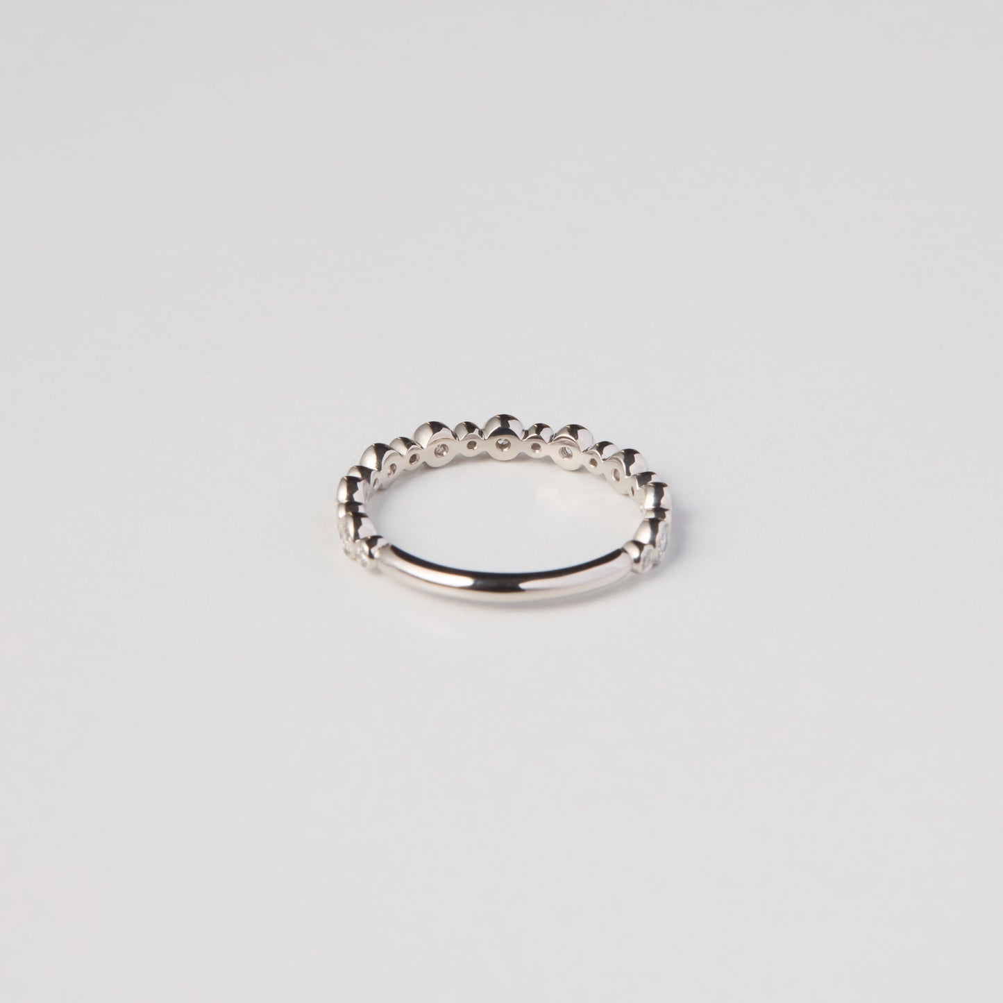 Pt900 diamond ring 