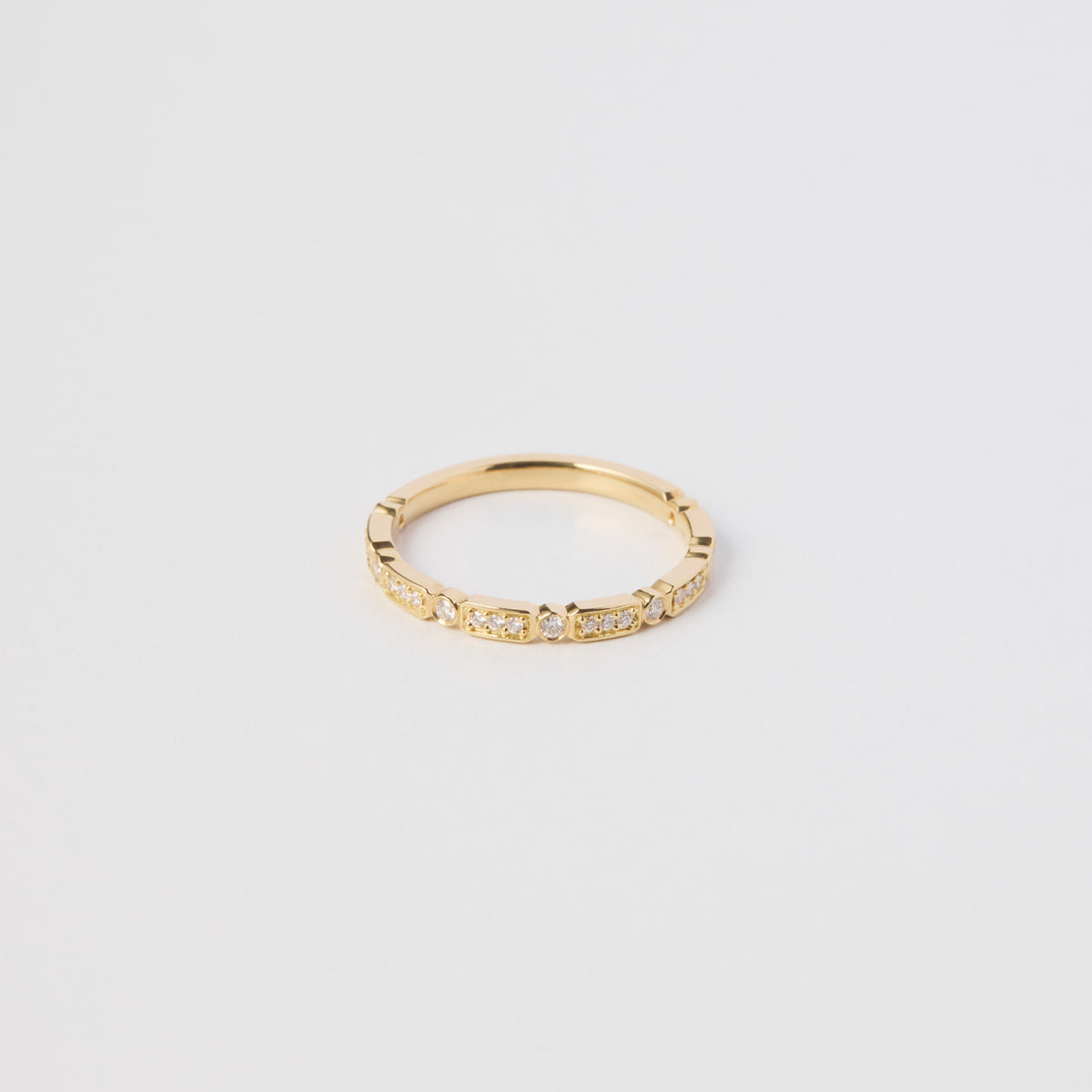 K18 yellow gold ring 