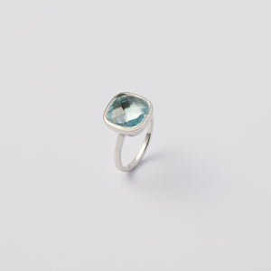 Pt900 aquamarine ring  サムネイル2