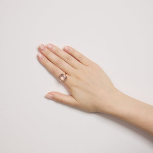 K18 rose quartz ring  サムネイル4