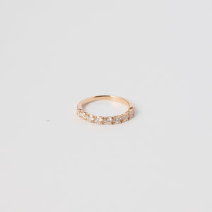 K18 half eternity pinky ring  サムネイル1