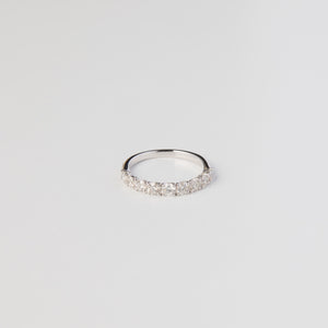 Pt900 Half Eternity Pinky Ring  サムネイル1