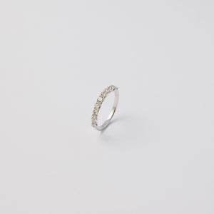 Pt900 Half Eternity Pinky Ring  サムネイル2
