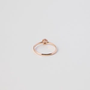 K18 single diamond pinky ring  サムネイル3