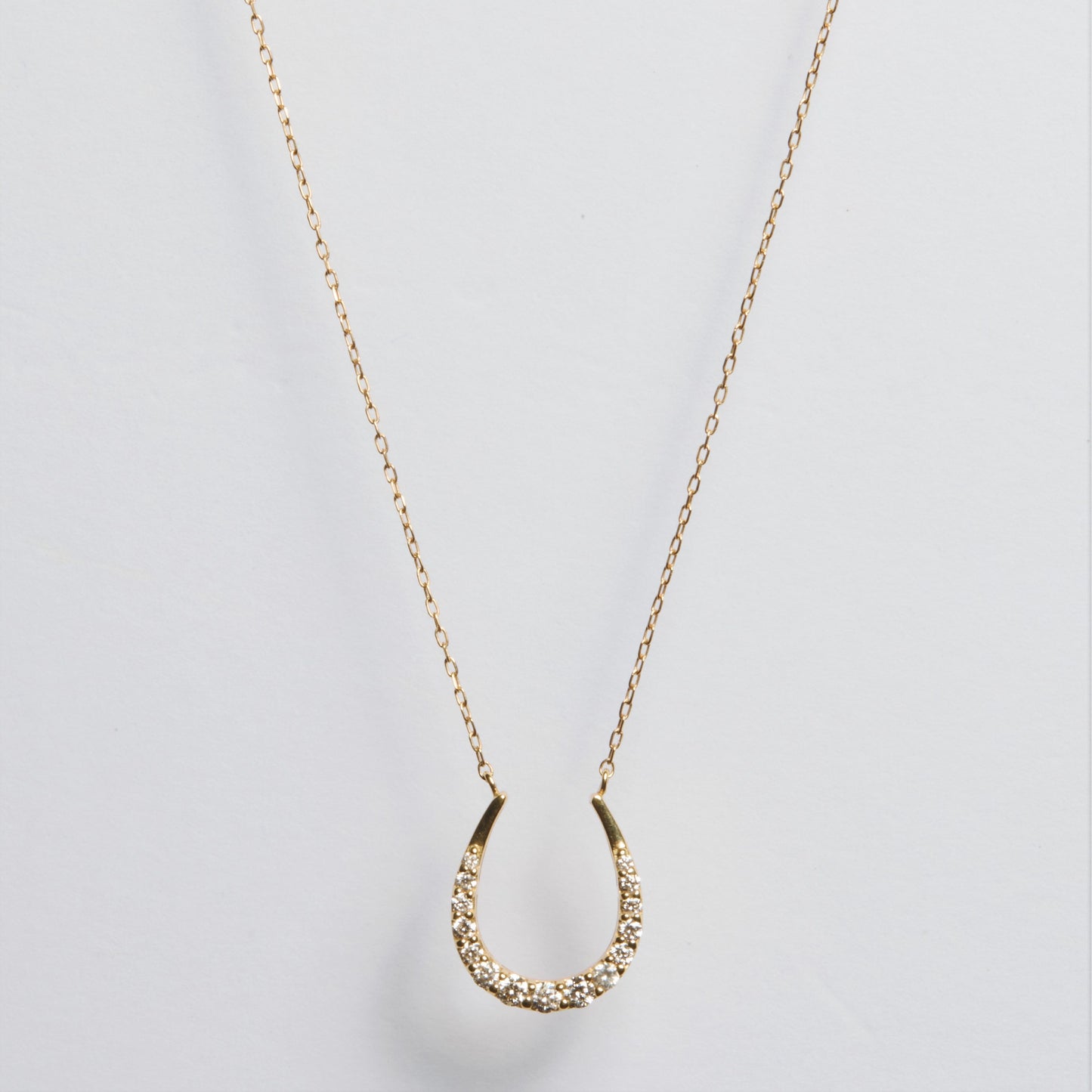 K18 horseshoe necklace 